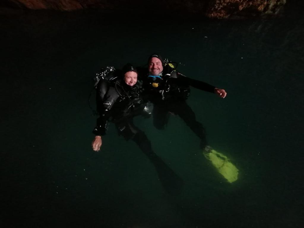 try cave diving