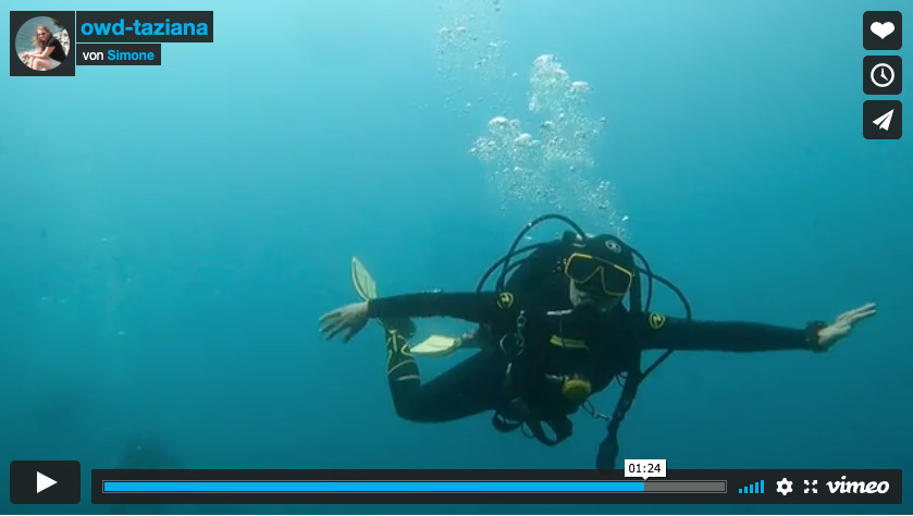 Video: Open Water Diver Taziana